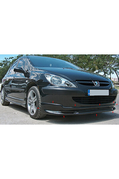 AkmTuning Peugeot 307 Ön Ek Karlık Abs Plastik Mat Siyah