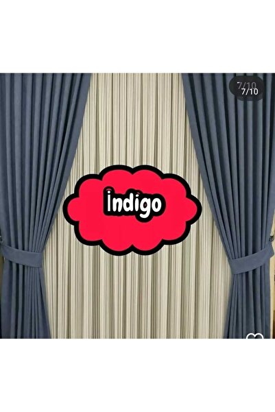 Gül Perde Kadifemsi Pileli Fon Perde