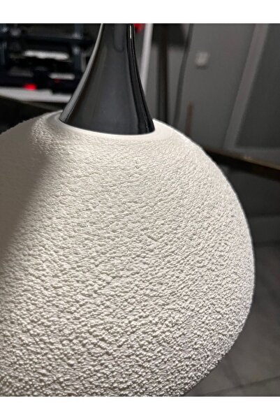 TIGEA Accessories BETON GÖRÜNÜMLÜ İSKANDİNAV TARZI SALON/OTURMA ODASI PLASTİK AVİZE