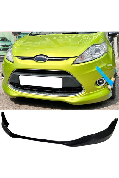 AkmTuning Ford Fiesta Ön Ek Karlık Plastik Mat Siyah 2009 2010 2011 2012 2013 Makyajsız Kasa