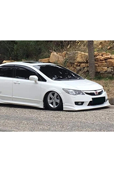 AkmTuning Honda Civic Fd6 Makyajlı Kasa Typer Ön Ek Karlık Plastik Mat Siyah 2009 2010 2011 2012