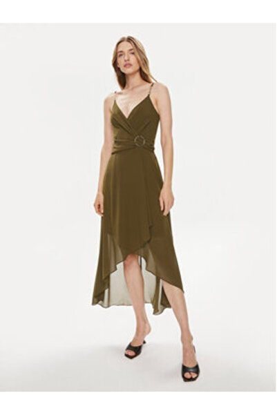 Morgan Γυναικείο Φόρεμα Κοκτέιλ 231-REUILLY Καφέ