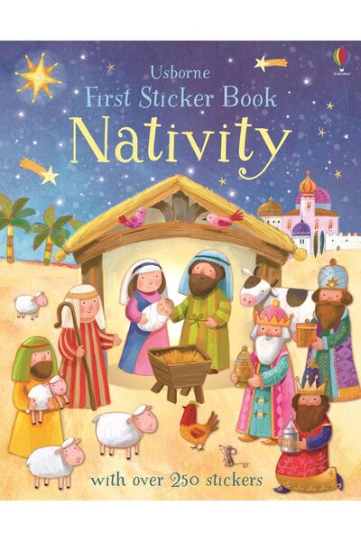 Usborne Publishing Carte stickere - Πρώτο βιβλίο αυτοκόλλητων με θέμα τη Γένν...