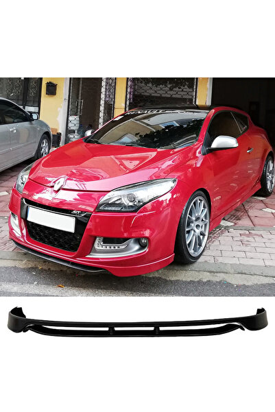 AkmTuning Renault Megane 3 Ön Ek 2 Parça Karlık Abs Plastik Mat Siyah 2008 - ...