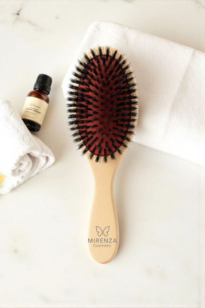 mirenza cosmetic Βούρτσα μαλλιών Micro Welding - Βούρτσα μαλλιών με λαβή κατάλληλη για μαλλιά με κερατίνη