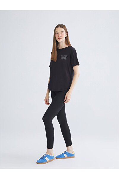 LC Waikiki KOOR Beli Lastikli Kadın Spor Tayt