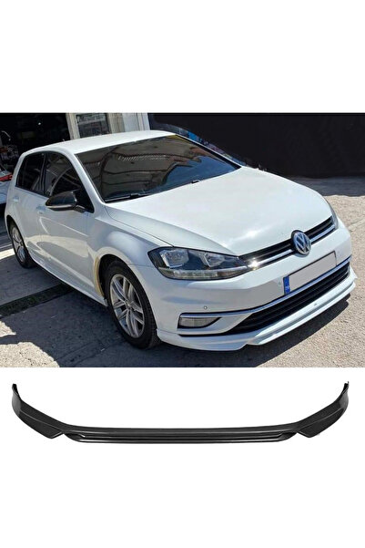 AkmTuning Vw Golf 7 Abt Ön Ek Karlık Abs Plastik Mat Siyah 2012 2013 2014 201...