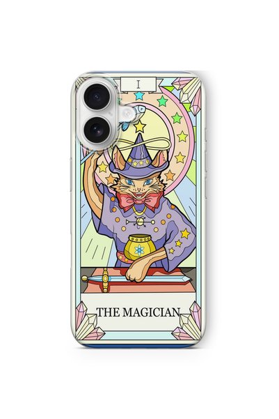 Multitronic حافظة شفافة مطبوعة بتصميم The Magician متوافقة مع هاتف iPhone 17