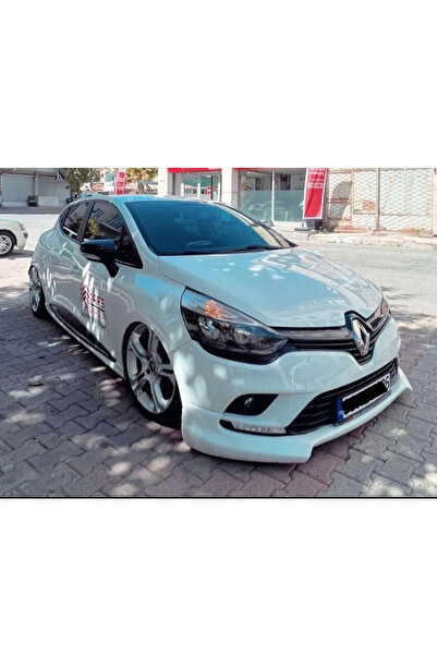 AkmTuning Renault Clio 4 Sport Ön Ek Karlık Plastik Mat Siyah 2016 2017 2018 ...