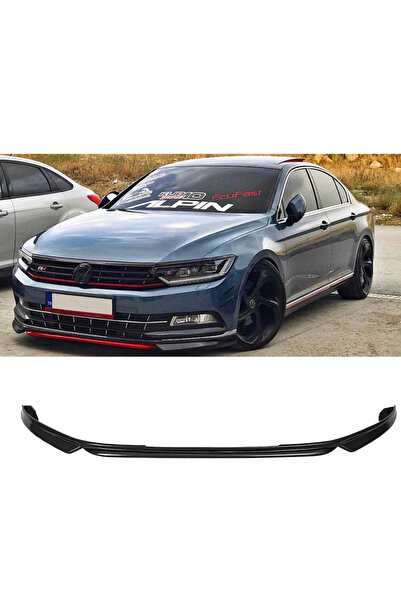 AkmTuning Vw Passat B8 Ön Ek Karlık Abs Plastik Mat Siyah 2015 2016 2017 2018...