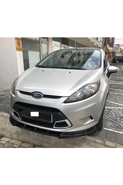 AkmTuning Ford Fiesta Mk6 Ön Lip Parlak Siyah Plastik Ön Ek Karlık 2008 2009 2010 2012 Makyajsız Kasa