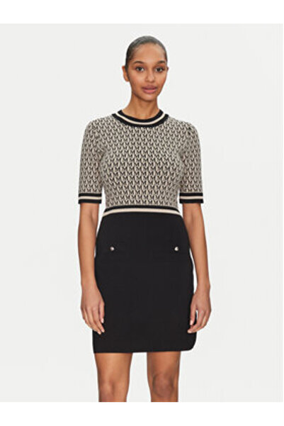 Morgan Γυναικείο Πλεκτό Φόρεμα 251-RMESTEM Μπεζ