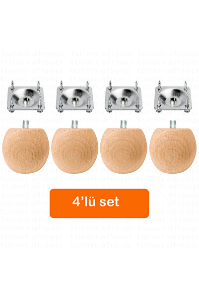 turanahşap Ahşap Koltuk Ayağı - Baza ayağı