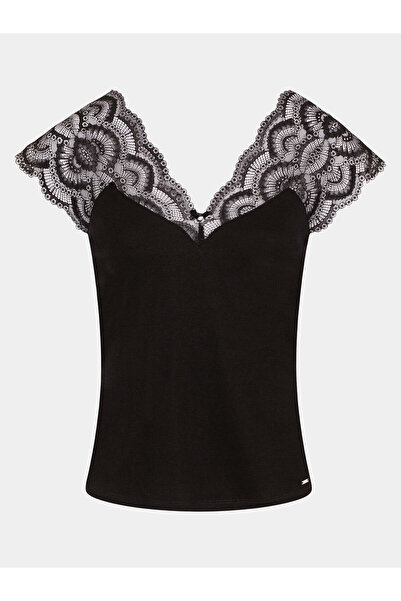 Morgan Γυναικεία Μπλούζα 222-DELO Μαύρη