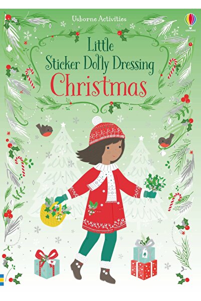 Usborne Publishing Autocolante - Sdd Little Sticker Dolly Dressing Christmas, Usborne