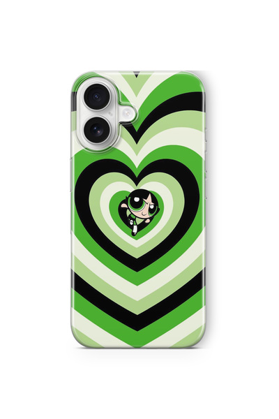 Multitronic iPhone 17 Uyumlu Powerpuff Girls Buttercup Tasarım Baskılı Şeffaf...