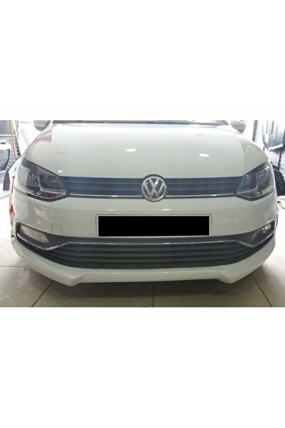 AkmTuning Vw Polo Mk5 Rieger Ön Ek Karlık Abs Plastik Mat Siyah 2014 2015 2016 2017 Makyajlı Kasa