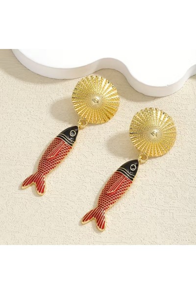 GÜNEBAKAN AKSESUAR Ocean bohem Küpe