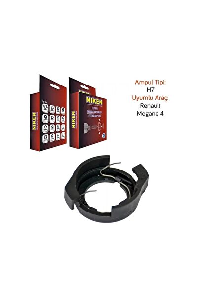 Niken Renault Megane 4 uyumlu Led Far Aparatı H7 Kısa Far Sabitleme Aparatı