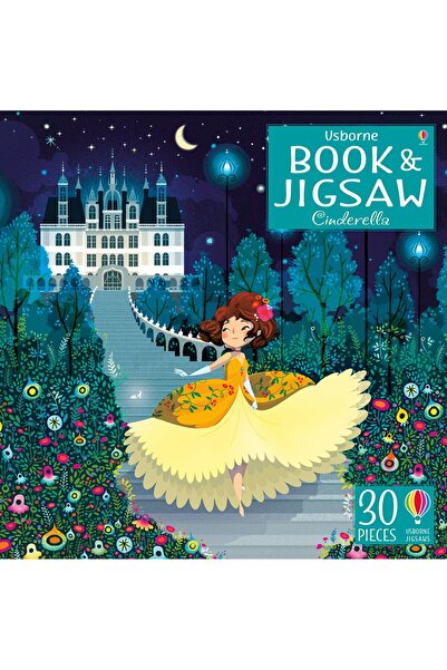 Usborne Publishing Set puzzle și carte - Usborne Book and Jigsaw Cenușăreasa,...