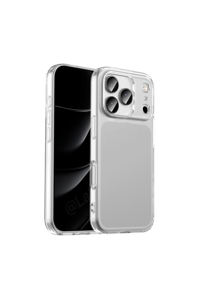 UnDePlus Apple iPhone 17 Pro Kılıf Şeffaf Silikon Hibrit Case Kapak