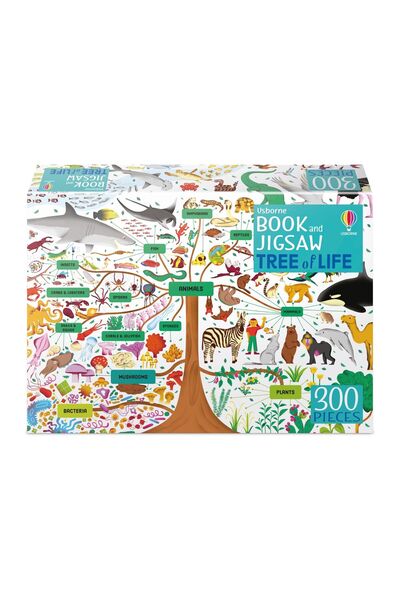 Usborne Publishing Σετ παζλ και κάρτες - Usborne Βιβλίο και παζλ: Το δέντρο τ...