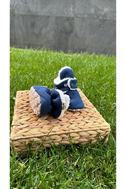 BabyDia Combed Cotton Anti-Slip Sole Booties