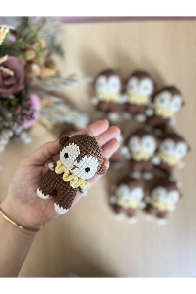 Zey's Amigurumi Amigurumi Maymun Anahtarlık