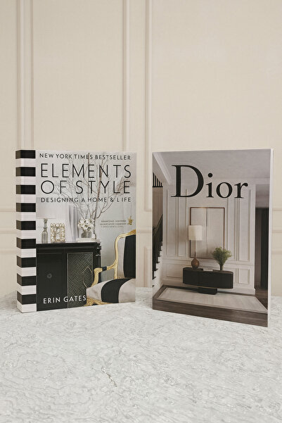 BGV HOME Dekoratif Kitap Kutu 2'li Set (EL/D)