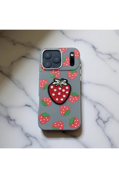 HYPERSOFT Iphone 17 Pro Max (6.9 inç) Uyumlu Kabartma Figürlü Desenli Deri Gö...