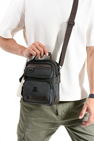 çantamgelsin Canvas Series Multi-Compartment Crossbody/Handheld Men's Bag