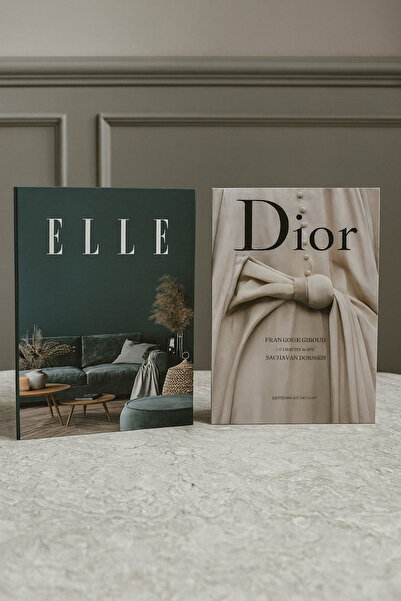 BGV HOME Dekoratif Kitap Kutu 2'li Set (E/D)