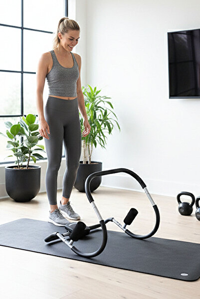 Delta Ev Salon Tipi Profesyonel Mekik Aleti | Göbek Eritme ve İçin Mekik Çekme Spor Sehpası