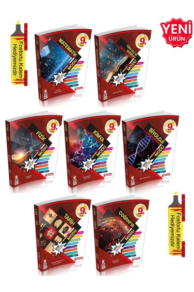 Zafer Yayınları 2026 - 9. Sınıf Tüm Dersler Modu Fasikül Soru Bankası Seti ( ...