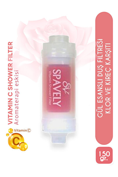 Luluyen Spavely Gül Esanslı Duş Başlığı Filtresi Arıtması Güney Kore Menşei K...