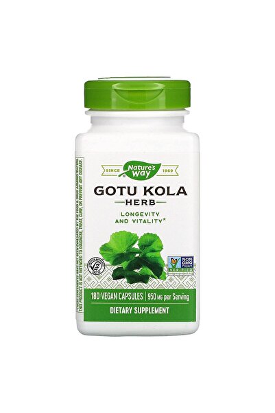 Nature's Way كبسولات عشبة غوتو كولا، 180 كبسولة