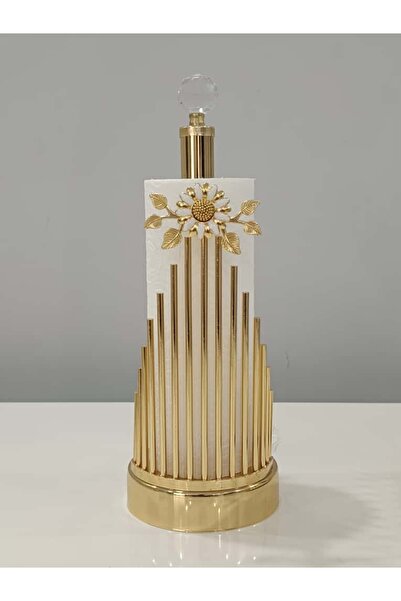 PARILTI HOME COLLECTİON Kağıt Havluluk Dallı Papatya Rulo Gümüş Kağıt Havlulu...