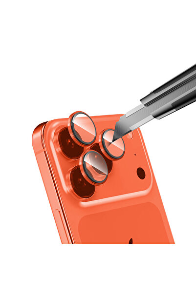 UnDePlus واقي عدسة الكاميرا الصغيرة لهاتف Apple iPhone 17 Pro مضاد للانعكاس ا...