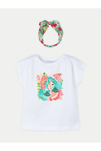 MAYORAL Κοριτσίστικο T-Shirt 3009 Λευκό