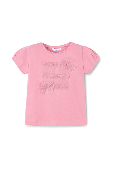 MAYORAL Μπλουζάκι για κορίτσια 3001 48 Ροζ
