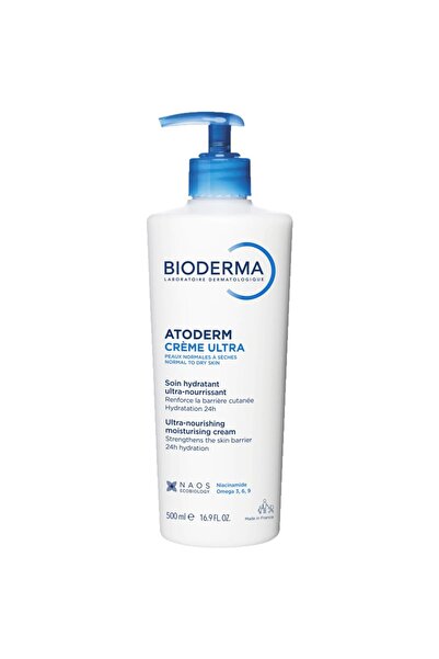 Bioderma Atoderm Creme Ultra-nourishing cream for Normal to sensitive dry skin, 500ml