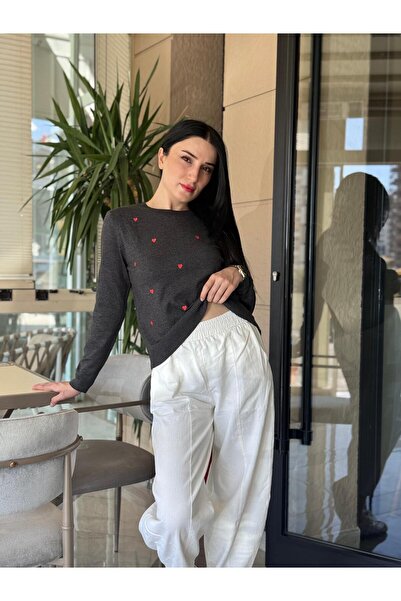 Bliss Dale Embroidered Long Sleeve Sweater