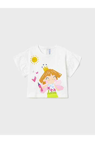 MAYORAL Κορίτσι T-Shirt 1010 Λευκό