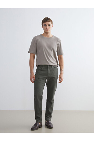 LC Waikiki Блискучі вибори від Shining Store | Чоловічі брюки Slim Fit Gabardin