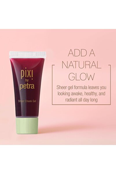 pixi جل خدود شفاف - أحمر خدود سائل مرطب، خالي من الزيوت والعطور