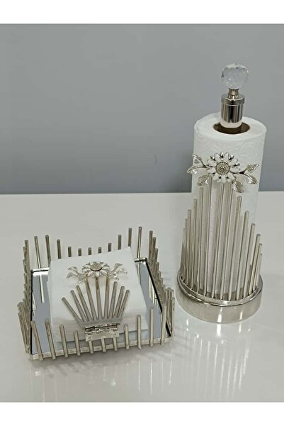 PARILTI HOME COLLECTİON Набір паперових рушників і серветок з малюнком маргар...