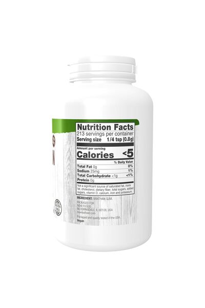 Now Foods , Xanthan Gum Pure Powder, Kosher and Gluten-Free Natural Thickener, 6-Ounce