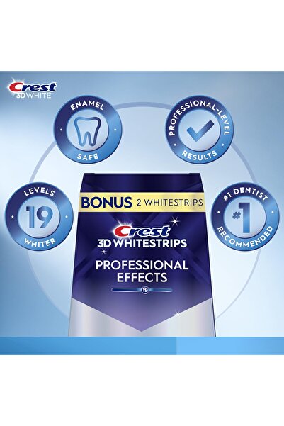 CREST 3D White Professional Effects Whitening Kit - 22 Treatments, 44 Strips