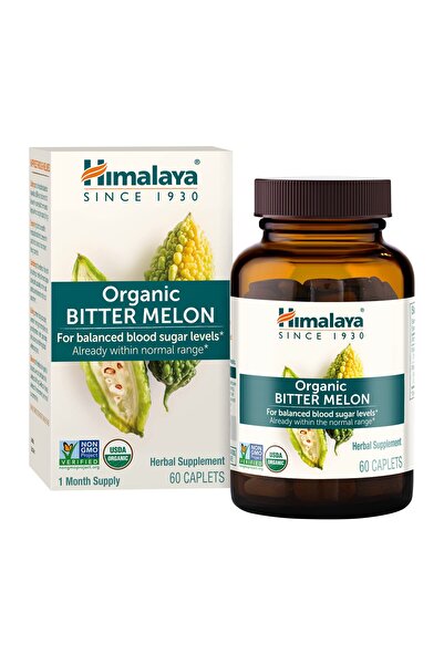 Himalaya القرع المر العضوي - دعم عشبي لاستقلاب الجلوكوز - 60 كبسولة