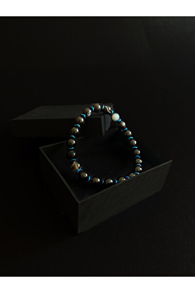 bilekki Doğal Taş El Yapımı Erkek Bileklik